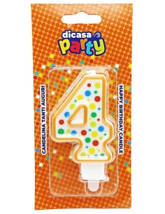 Dicasa Candelina Buon Compleanno - Numero 4